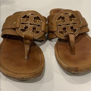 Authentic Tory Burch brown sandals